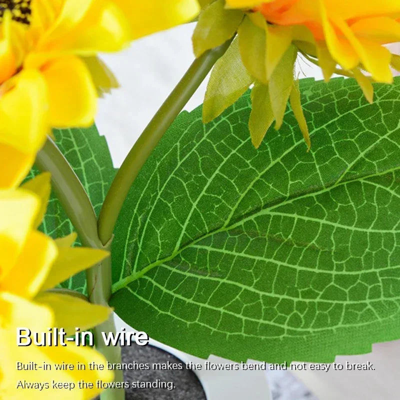 Sunflower Rechargeable LED Lamp for Bedroom & Desk