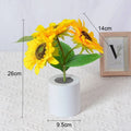 Sunflower Rechargeable LED Lamp for Bedroom & Desk